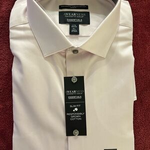 Kenneth Cole Men's Light Pink Dress Shirt